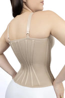 Cinta Modeladora Abdominal Antália 18 barbatanas de aço e Busto pré-moldado